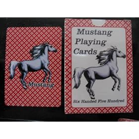  Mustang Playing Cards Six Handed Five Hundred 6 500