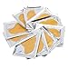 Anti Aging Treatments Set / Kit of 10pcs Forehead 24K Gold / Golden Collagen Gel Crystal Masks / Patches for Wrinkles, Hydration / Moisturizing, Skin Pores Cleansing and Blackheads Removing