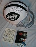 Joe Namath Autographed/Hand Signed Jets Throwback Full Size Deluxe Replica Football Helmet