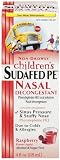 Children's Sudafed Pe Nasal Decongestant Liquid-Raspberry-4 ounces Children's Sudafed Pe Nasal Decongestant Liquid-Raspberry-4 ounces