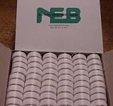 NEB PREWOUND EMBROIDERY BOBBINS STYLE L WHITE QTY 144