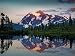 Mt. Shuksan Dusk, Reflected in Picture Lake in the Northern Cascades - Inspiring 16x20 Photographic Print by Brendan Reals