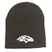 NFL BEANIE KNIT HAT CUFFLESS BALTIMORE RAVENS BLK TOQUE