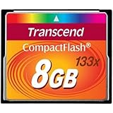 Transcend 8GB CompactFlash Memory Card 133x (TS8GCF133)