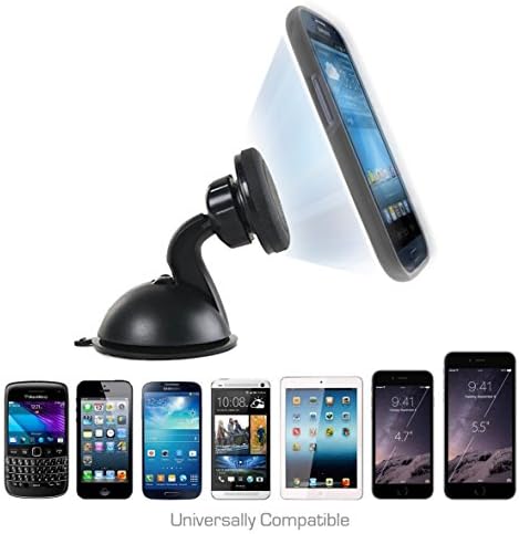 Universal Car Cell Phone Holder, Fashion Beetle 360 Degree Rotating Magnetic Cell Phone Mount with Super Strong Suction Cup for iPhone 6 6s plus Samsung S6 edge plus note 5 and more