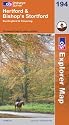 Hertford and Bishop's Stortford (Explorer Maps) (Explorer Maps)