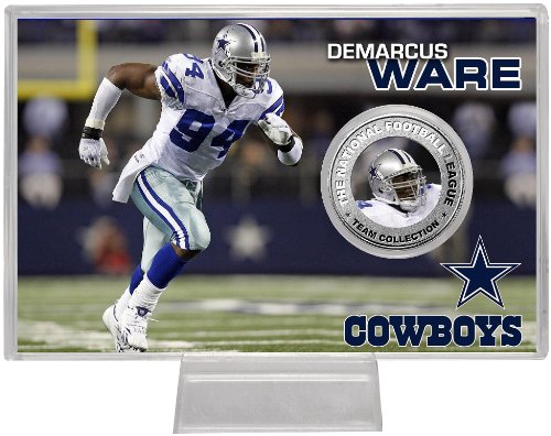 Highland Mint NFL Dallas Cowboys DeMarcus Ware Silver Coin Card
