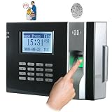 Fingerprint Time Attendance And Door System (Black) Finger print Biometric Security
