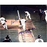 Bill Buckner & Mookie Wilson 8x10 Autographed Photograph