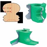 Grizzly C2219 Handrail Shaper Cutter Set (Style #2) - 3/4 Bore