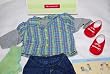 American Girl Bitty Baby Plaid & Denim Outfit