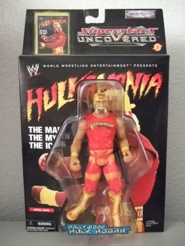 WWE Action Figure-WWE Superstars Uncovered - Hollywood Hulk Hogan-Jakks WWE Action Figure