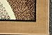Generations Contemporary Brown and Beige Modern Square and Circles Area Rug 5'2 x 7'3