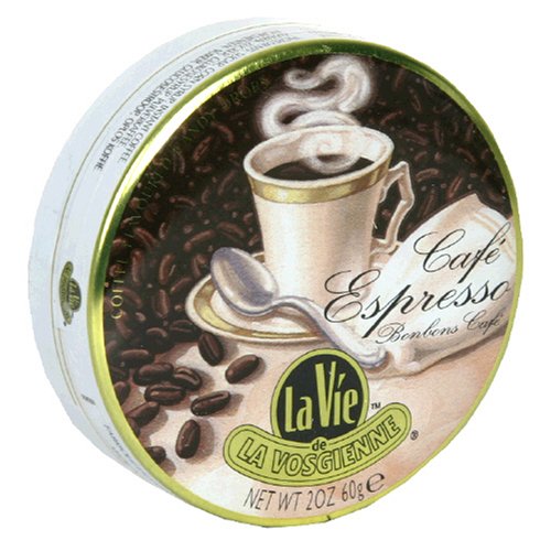 La Vie Cafe Expresso Hard Candy, 2-Ounce Tins (Pack of 15) by La Vie