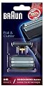 Braun Replacement Foil & Cutter - 31B, Series 3, Contour, Flex XP, Flex Integral - 5000/6000 Series - Black