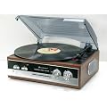 Soundmaster PL 186 Nostalgie � Plattenspieler mit Radio