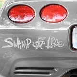NCAA Florida Gators White Swamp Life Albert Car Decal