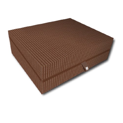 Semikolon Letter/A4 Size Document Storage Box, Filigree Brown (3196610)