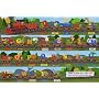 Alphabet Train Poster XL, 36x24, Great Train Theme&hellip by coilbook