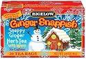 Bigelow Ginger Snappish Herbal Tea, 1.64-Ounce Boxes (Pack of 6)