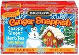 Bigelow Ginger Snappish Herbal Tea, 1.64-Ounce Boxes (Pack of 6)