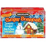 Bigelow Ginger Snappish Herbal Tea 1.64 Ounce Boxes Pack of 6 by Bigelow
