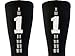 Team Number 11 Half Cushioned Crew Socks - Black, One Size