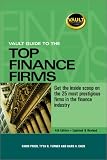Vault Guide to the Top Finance Firms