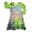 Lipstik - Girls Long Sleeve Mesh Tiered Dress, Green, Purple (Size 6X)