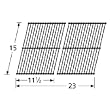 Porcelain Coated Steel Wire Cooking Grid for Arkla, and Charbroil Grills