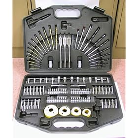 Yorkcraft 125 Pc. Drill Bit Set with Free Carrying Case by Yorkcraft Brand