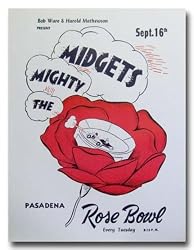 1947 Rose Bowl Mighty Midget Program Poster Print