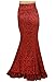 (XS, SM, LG, 18, 20, 22 or 26) Shimmery Night in London - Red Gothic Steampunk Stitched Jacquard Skirt