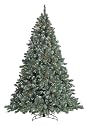 GKI Bethlehem Lighting Pre-Lit 6-1/2-Foot Christmas Tree with 500 Clear/White Frosted Mini  , Full Glacier Fir