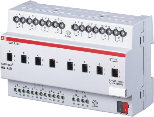 ABB SD/S8.16.1 EIB/KNX Schalt-/Dimmaktor, 16A, REG, 8-fach