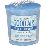 One candle yankee candle Good Air odor eliminating just plain clean scent candle (609032677466)