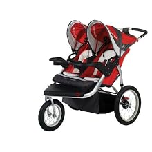 Schwinn Turismo Swivel-Wheel Double Jogger Stroller