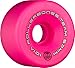 RollerBones Team Logo 101A Recreational Roller Skate Wheels (Set of 8), Pink, 62mm