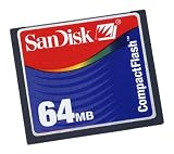 SanDisk CompactFlash Speicherkarte 64MB (Typ I) (original Handelsverpackung)