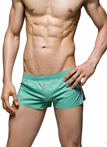 VONZODAS Men's Slim Fitnesia Home Short Medium York Green
