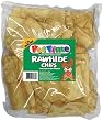Rawhide Basted Chips Treats For Dogs - 8" X 7" X 9" - Brown