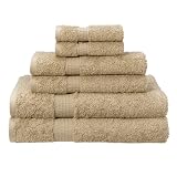 Casual Home 6-pc. Towel Set - Brown Linen