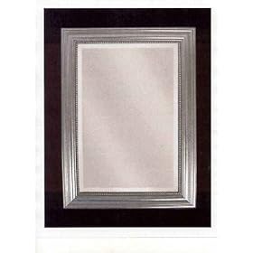  Uttermost Stuart Silver Leaf 36 3/4 inch High Wall Mirror