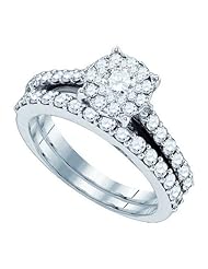 1.34CTW-DIA 0.23CT-CRD JADORE BRIDAL SET