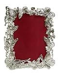 Arthur Court Butterfly Photo Frame, 5 by 7