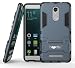 Heartly Kick Stand Hard Bumper Back Case Cover For Xiaomi Mi Redmi Note 3 (Black) RS.320.00