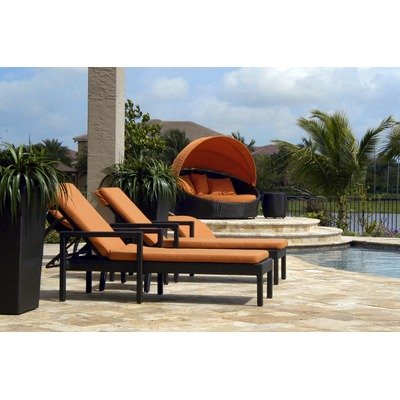 Halo Daybed and Chaise Lounge Set Fabric: Tuscan Orange