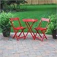 Bistro Set in Red