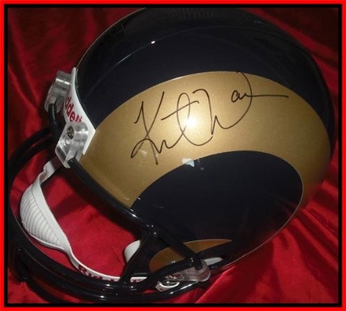 Arizona Cardinals Kurt Warner Autographed/Hand Signed Helmet