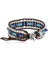 Lucky Brand Beaded Rows Cuff Bracelet